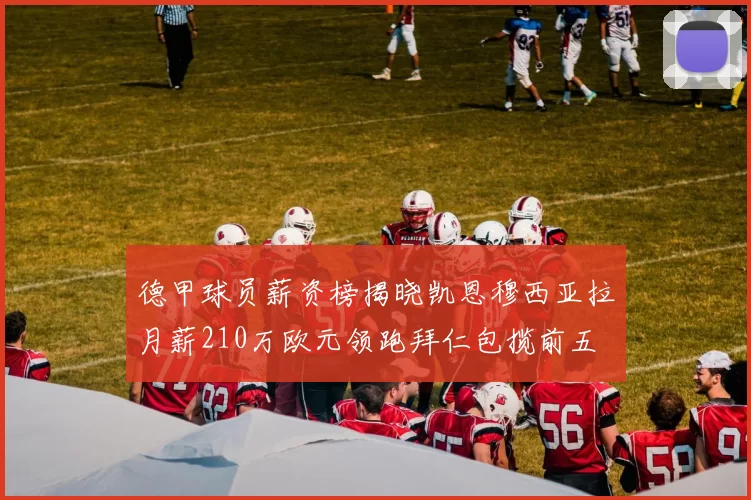 德甲球员薪资榜揭晓凯恩穆西亚拉月薪210万欧元领跑拜仁包揽前五